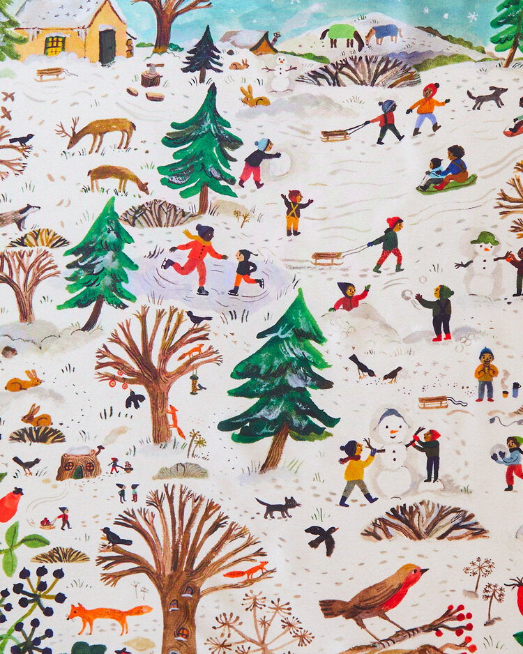 Sarah's Silks Sarah's Silks Snowy Day Seek & Find