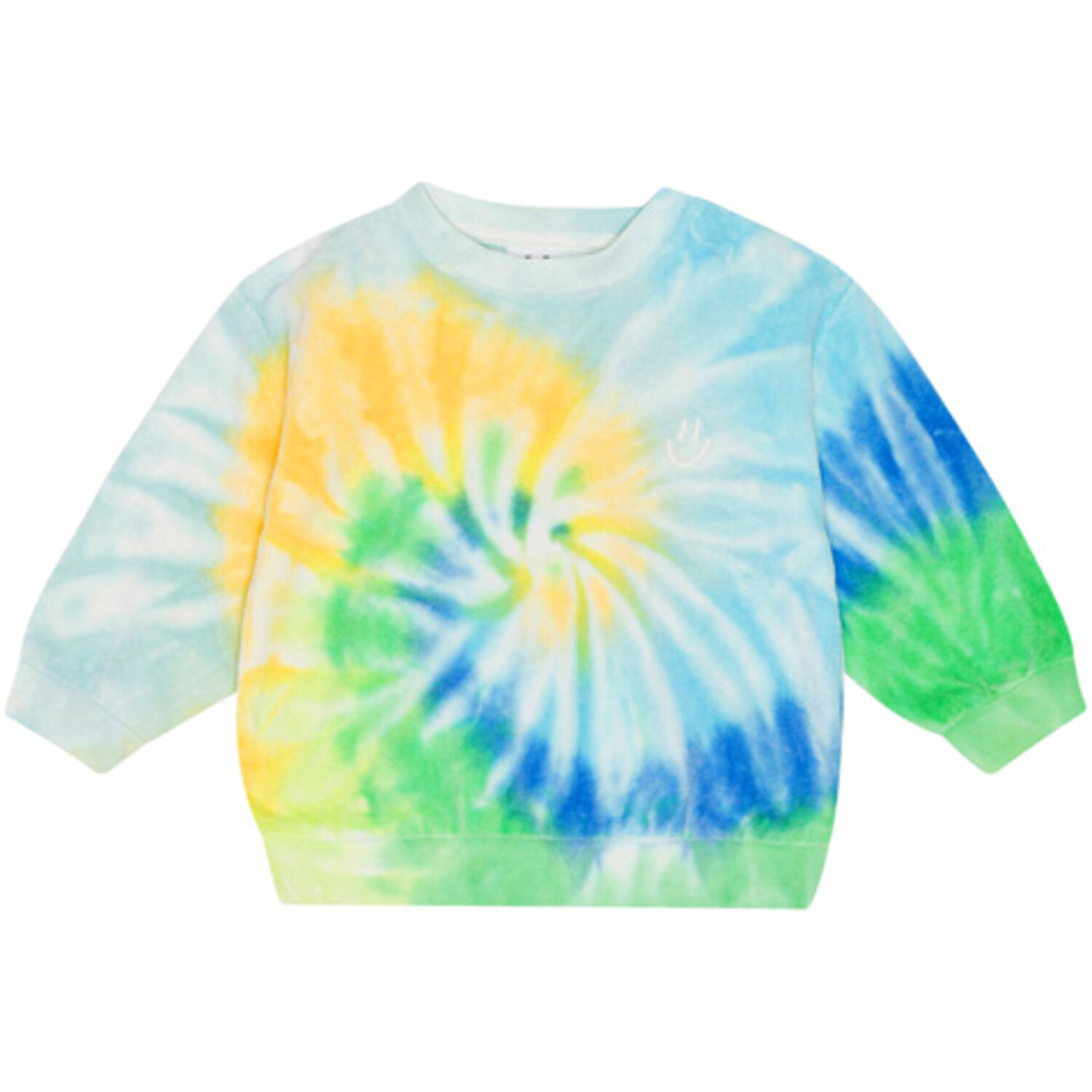 Molo Kids Dear Sweatshirt TIE DYE MELODY Yellow Turtle