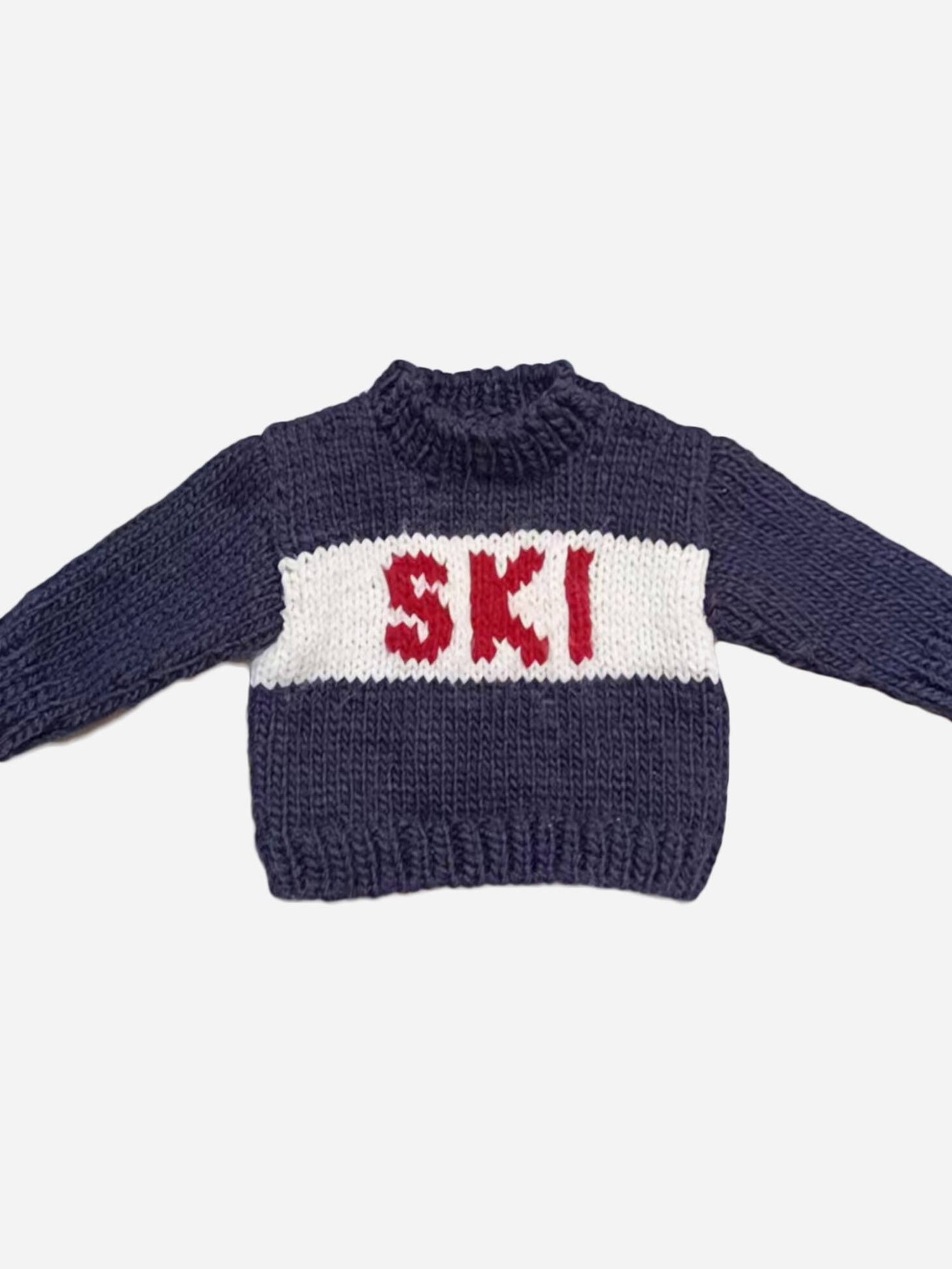 Blueberry Hill Baby Ski Sweater - NAVY - Yellow Turtle