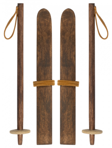 Maileg Maileg Ski and Ski Poles, Big Brother & Sister