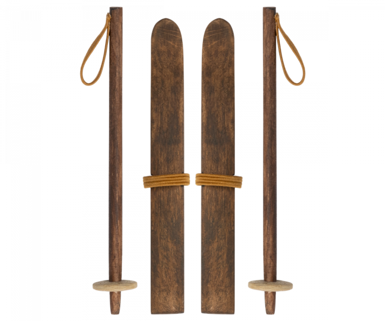 Maileg Maileg Ski and Ski Poles, Big Brother & Sister