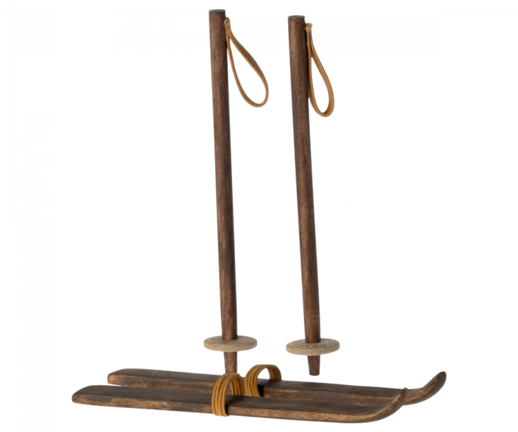 Maileg Maileg Ski and Ski Poles, Big Brother & Sister