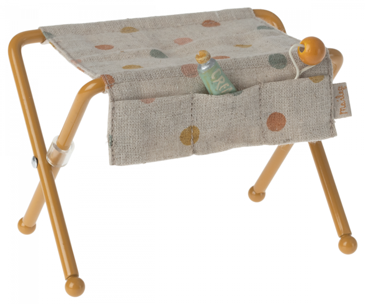 Maileg Maileg Nursery Table, Baby Mouse - OCHER