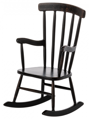 Maileg Maileg Rocking Chair, Mouse - ANTHRACITE