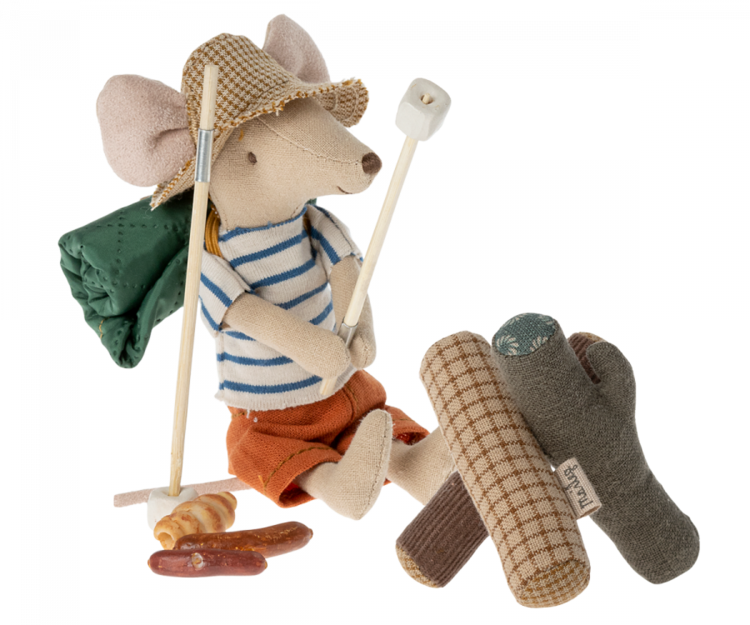 Maileg Maileg Bonfire Set, Mouse