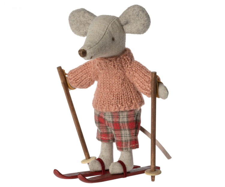 Maileg Maileg Winter Mouse with Ski Set, Big Sister