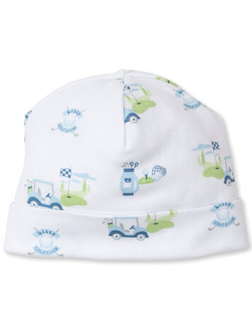 Kissy Kissy Kissy Kissy Baby Golf Printed Hat - BLUE BS (0-6 Mo)
