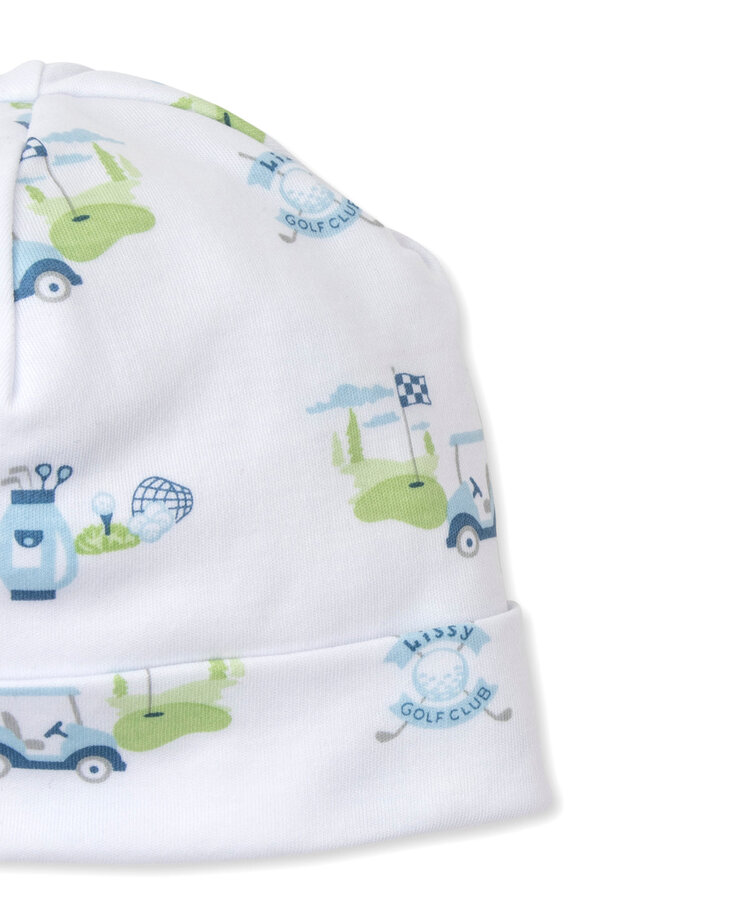 Kissy Kissy Kissy Kissy Baby Golf Printed Hat - BLUE - Size: BS (0-6 Mo)