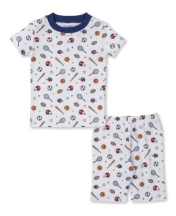 Kissy Kissy Kissy Kissy Baby Sports Printed Pajama Set - MULTI