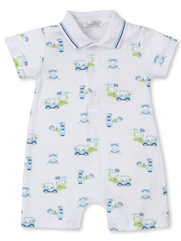 Kissy Kissy Kissy Kissy Baby Golf Prntd Short Playsuit - BLUE