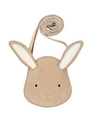 Donsje Donsje Britta Purse Bunny - TAUPE NUBUCK