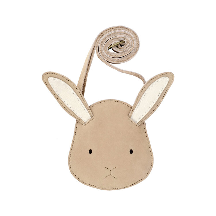 Donsje Donsje Britta Purse Bunny - TAUPE NUBUCK