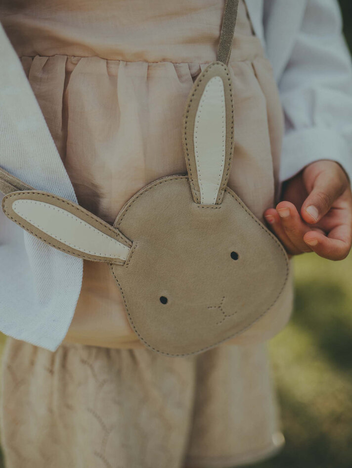 Donsje Kapi Backpack Golden Retriever - IVORY LEATHER - Yellow Turtle