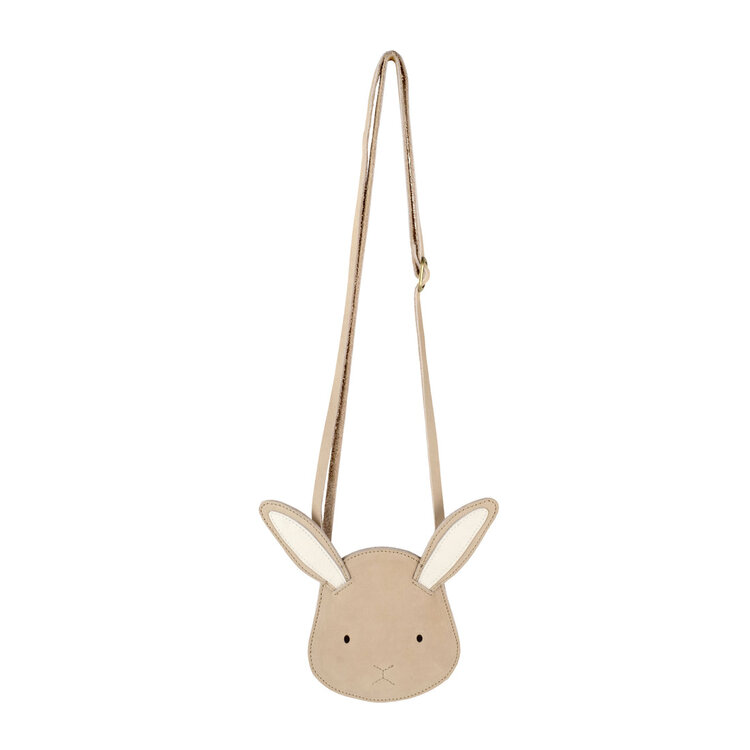 Donsje Donsje Britta Purse Bunny - TAUPE NUBUCK