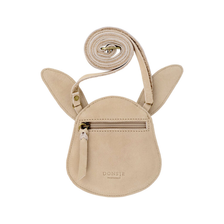 Donsje Donsje Britta Purse Bunny - TAUPE NUBUCK