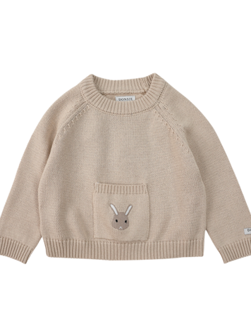 Donsje Donsje Baby Loeke Sweater Bunny - MCRN