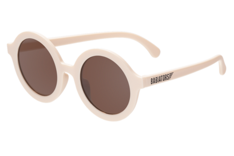 Babiators Babiators Kids Round Sweet Cream with Amber Lens