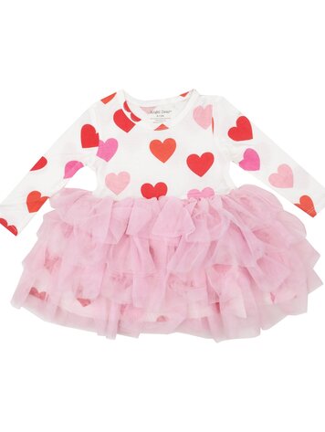 Angel Dear Angel Dear Baby Twirly Tank Tutu Dress - Hearts
