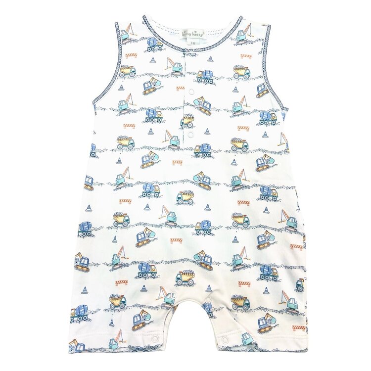 Kissy Kissy Kissy Kissy Baby Sleeveless Playsuit - CONSTRUCTION JUNCTION MULTI