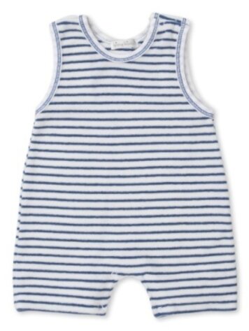 Kissy Kissy Kissy Kissy Terry Slvless Playsuit - BLUE