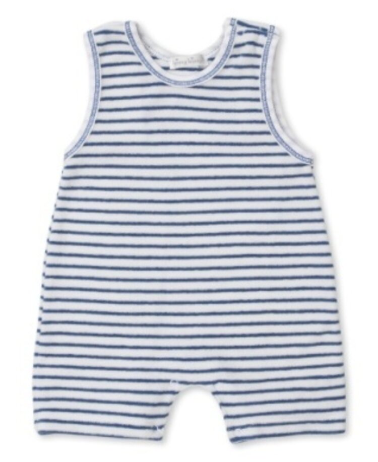 Kissy Kissy Kissy Kissy Baby Terry Sleeveless Playsuit - BLUE