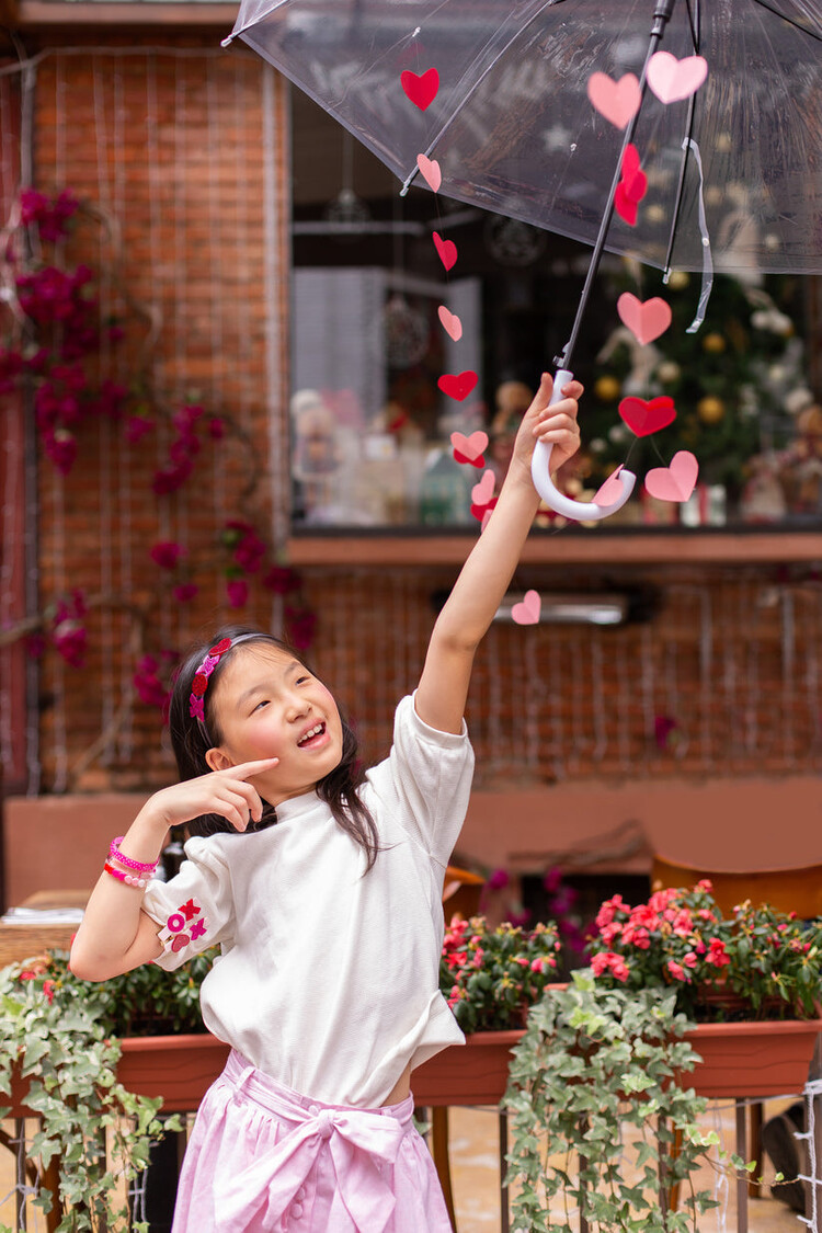 Lilies & Roses NY Lilies & Roses NY Glitter Headband - XOXO RED/PINK