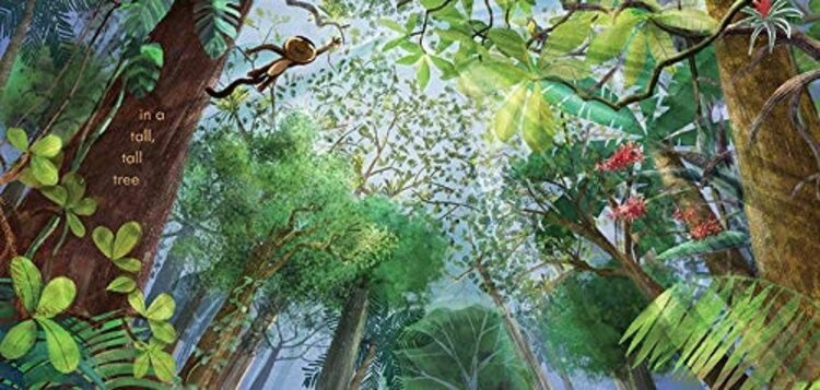 A Tiny Brown Monkey on the Big Blue Earth