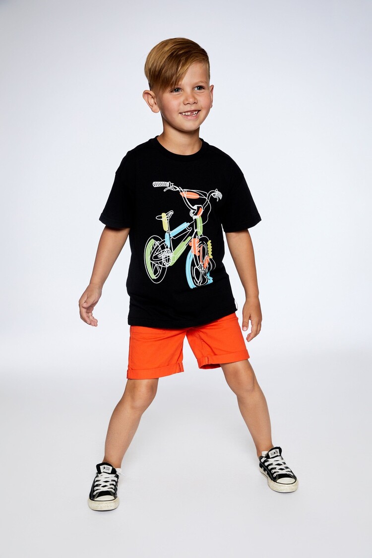 Deux par Deux Deux Par Deux Kids Jersey T-Shirt - ANTHRACITE