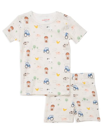 Magnetic Me Magnetic Me Kids Shortie PJ Set - Pasture Bedtime