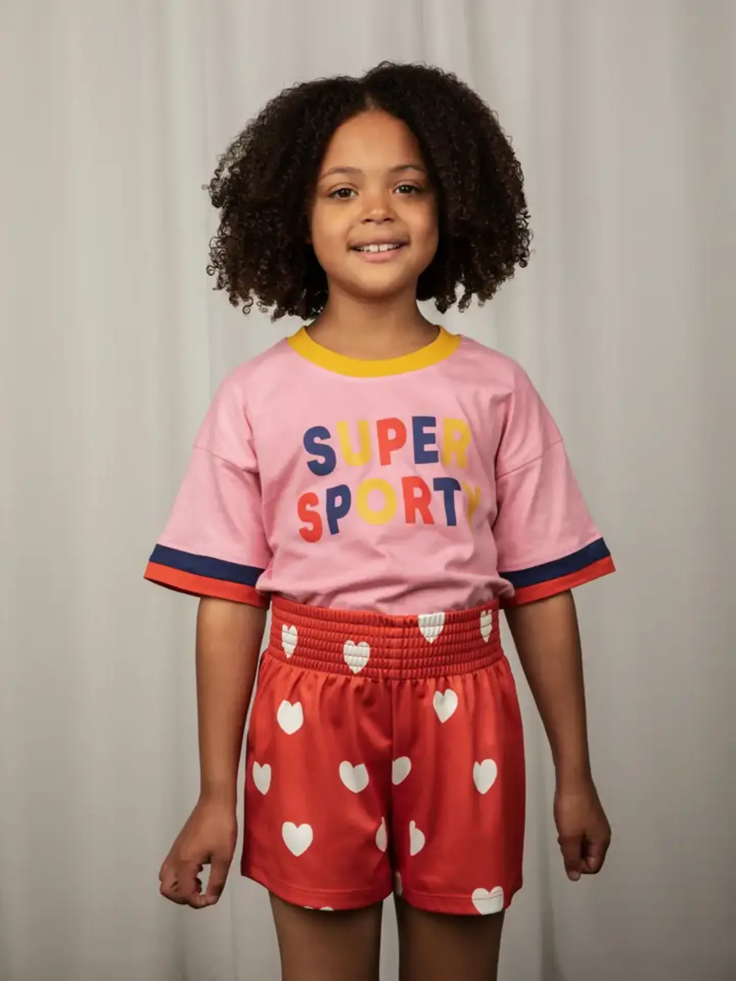 Mini Rodini Kids Super Sporty Bike Shorts - PINK - Yellow Turtle