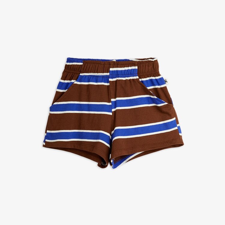 Mini Rodini Mini Rodini Kids Stripe Shorts - BROWN