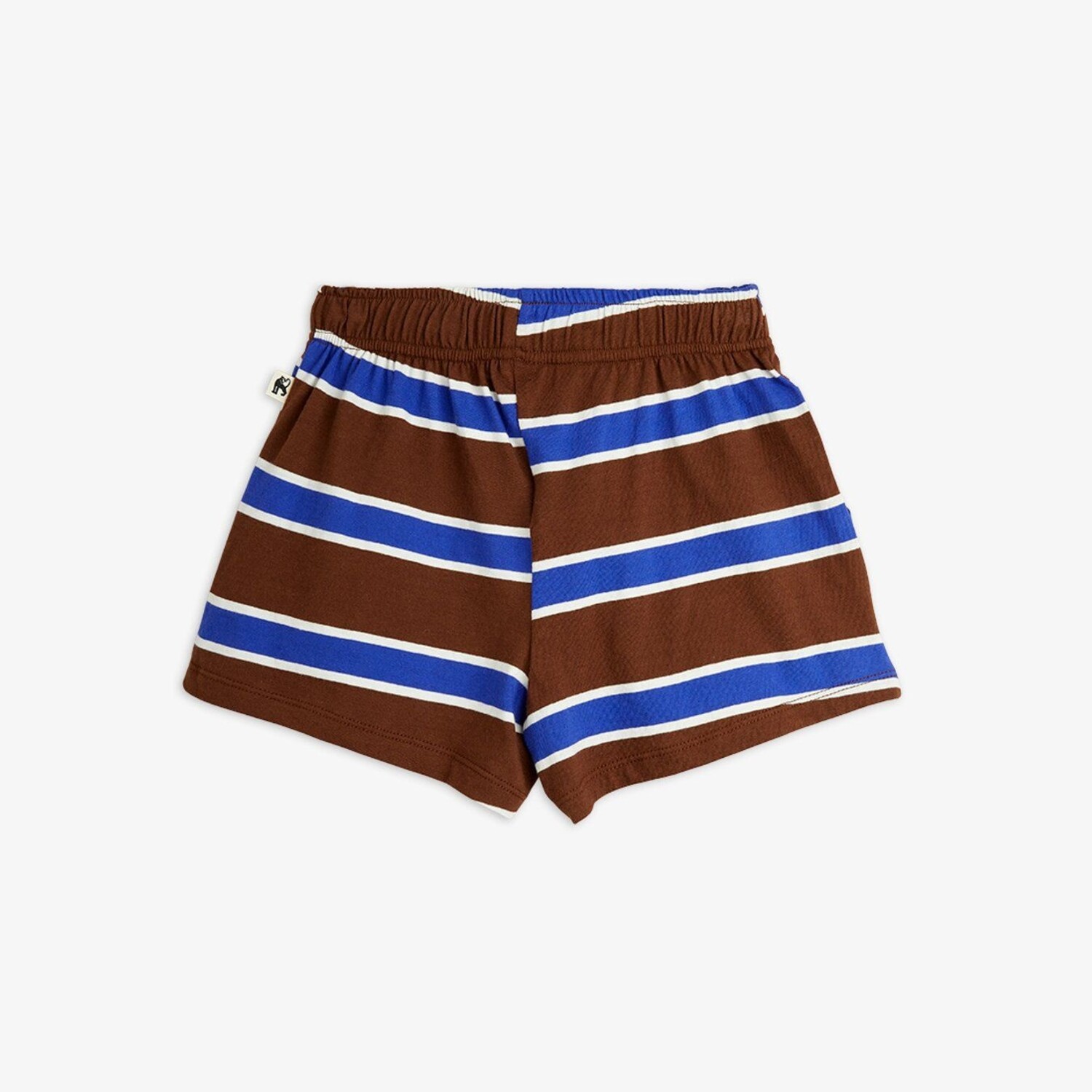 Mini Rodini Basketball organic cotton tarck shorts - Neutrals