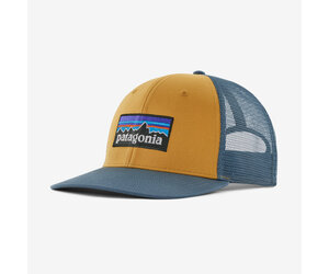 Patagonia Men's P-6 Logo Trucker Hat - PFGD - Yellow Turtle