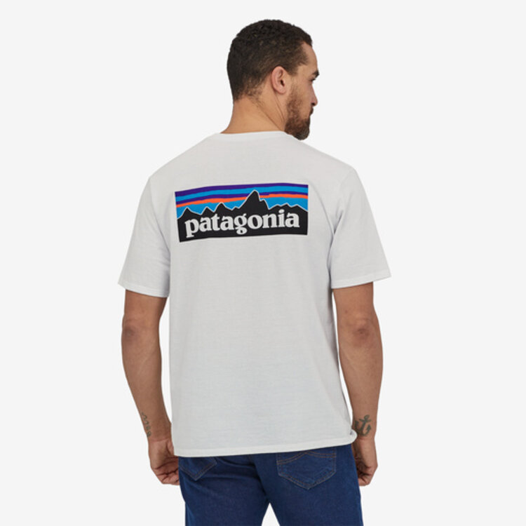 Patagonia Patagonia Men's P-6 Logo Responsibili-Tee - WHI