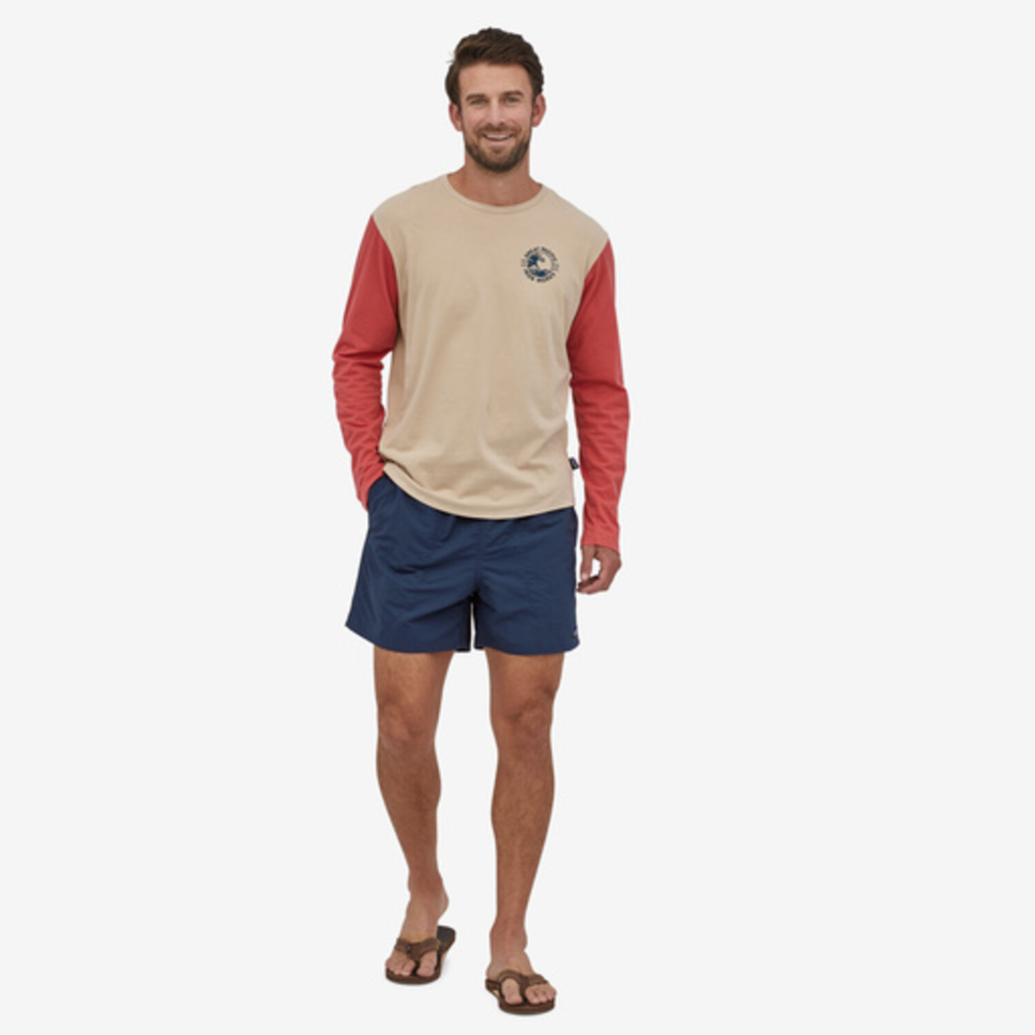 Patagonia Men's Baggies Shorts 5in - TIDB - Yellow Turtle Patagonia Men's Baggies Shorts 5in - TIDB - Yellow Turtle