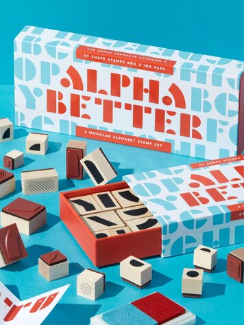 Brass Monkey Alpha Better Stamp Set