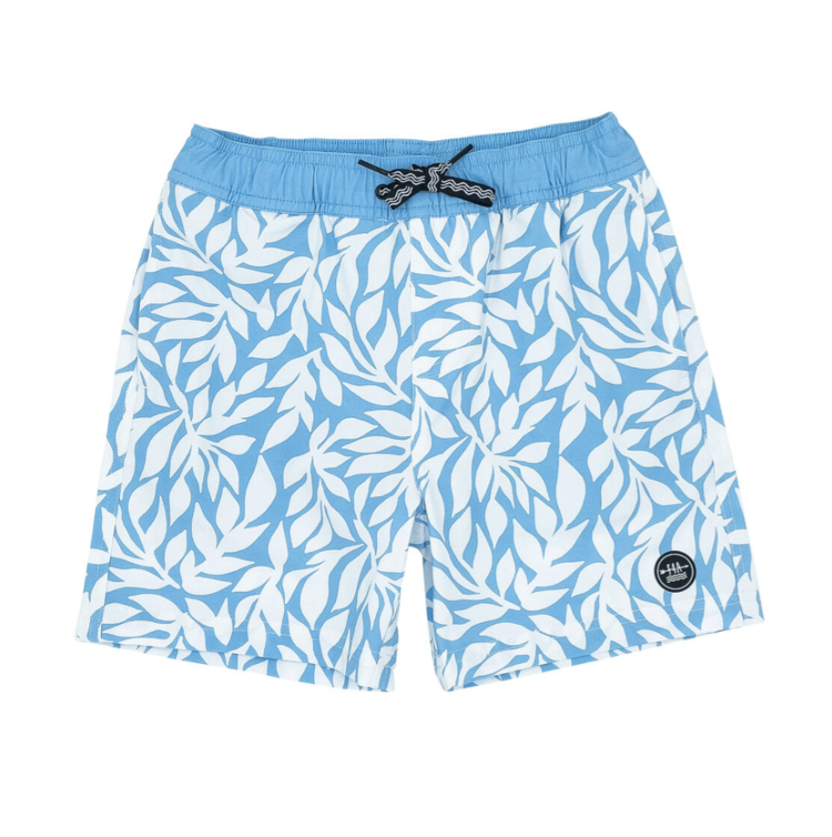 Feather 4 Arrow Feather 4 Arrow Kids High Tide Volley Trunk - BLUE GROTTO
