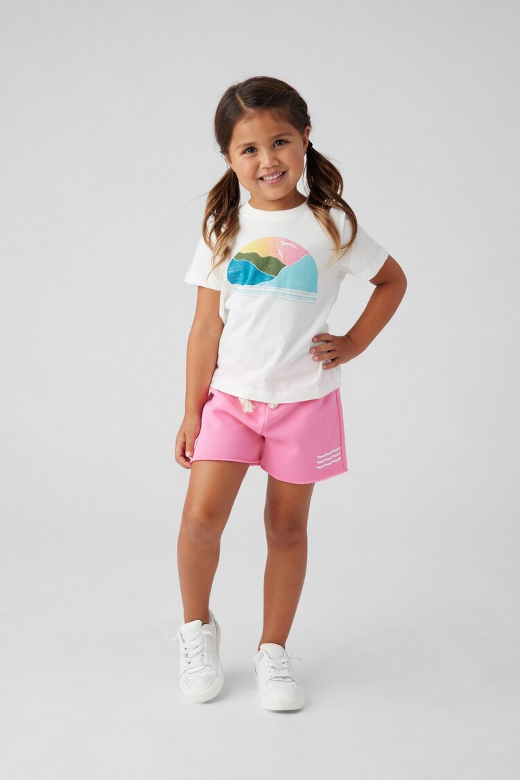 Sol Angeles Sol Angeles Kids Waves Short - PUNK PINK