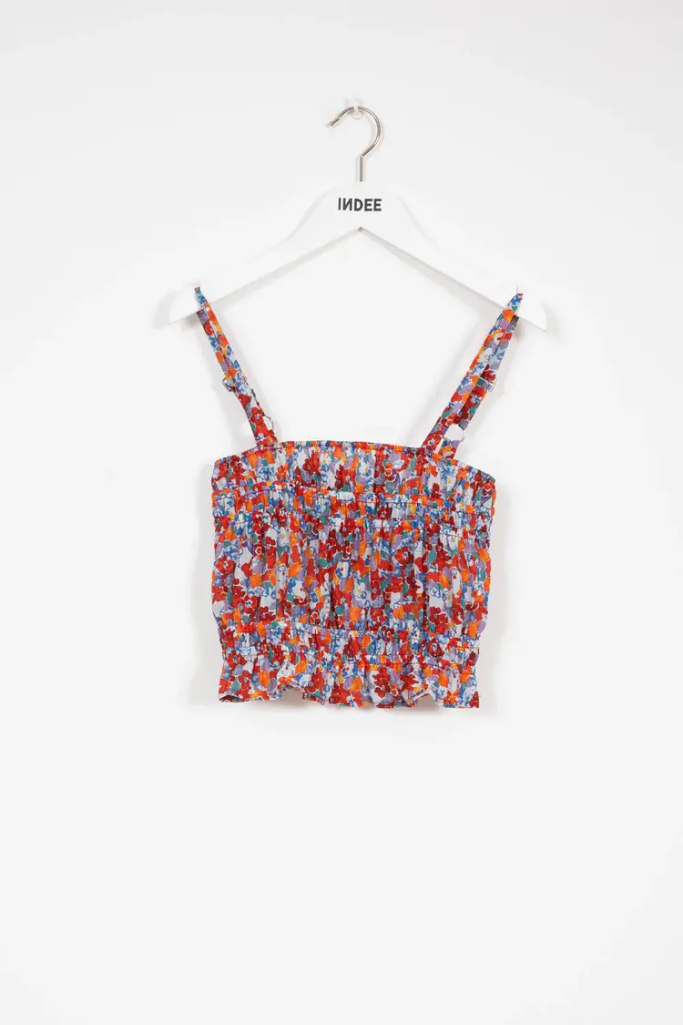 INDEE INDEE Jr Thin Strap Top - Tropical Blue