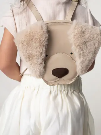 Donsje Donsje Kapi Backpack Gldn Retriever - IVORY LTHR