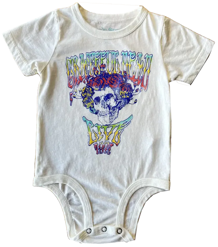 Rowdy Sprout Rowdy Sprout Baby Grateful Dead Onesie