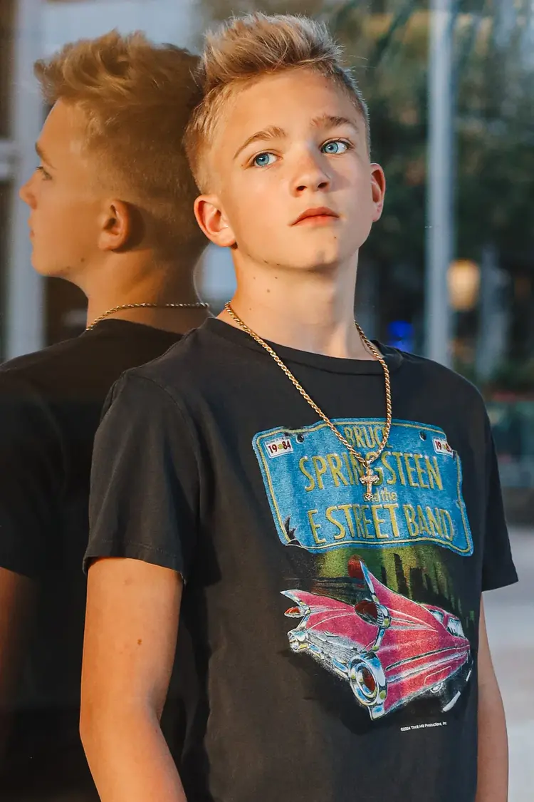 Rowdy Sprout Rowdy Sprout Jr Bruce Springsteen Organic Tee