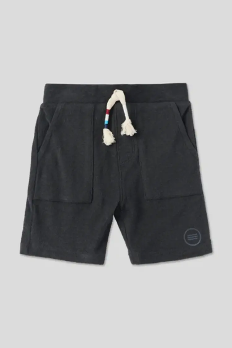 Sol Angeles Sol Angeles Kids Terry Boy Short - Black