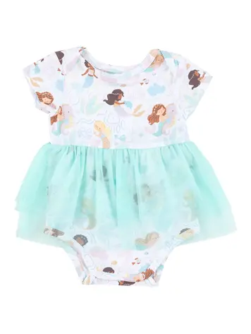 Angel Dear Angel Dear Baby Twirly Tutu Bodysuit - Magical Mermaids