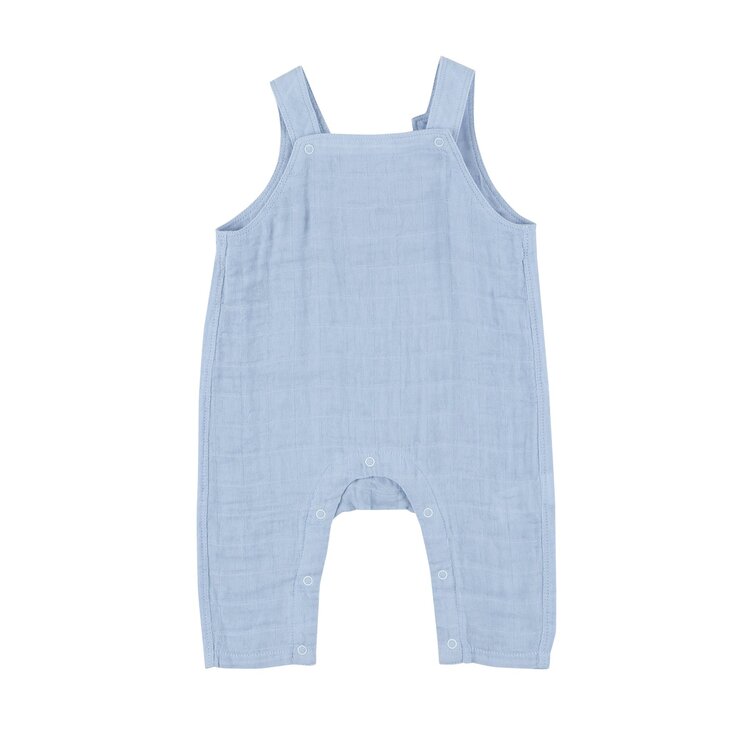 Angel Dear Angel Dear Baby Overalls - Dusty Blue