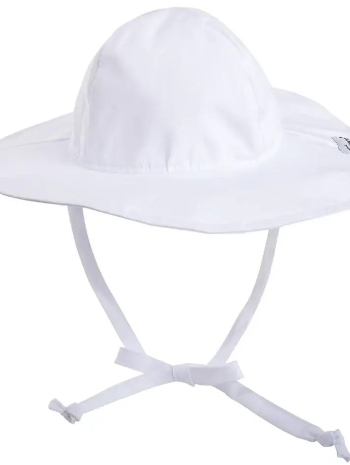 Flap Happy Baby UPF 50 Swim Flap Hat Yellow Turtle