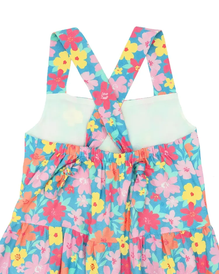 Feather 4 Arrow F4A Kids Coast Line Maxi Dress - Blue Grotto