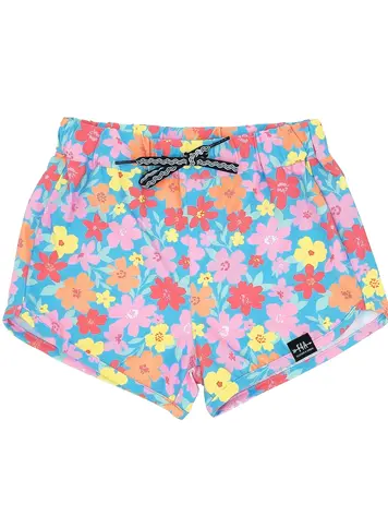 Feather 4 Arrow F4A Jr Floral Surf Short - Blue Grotto