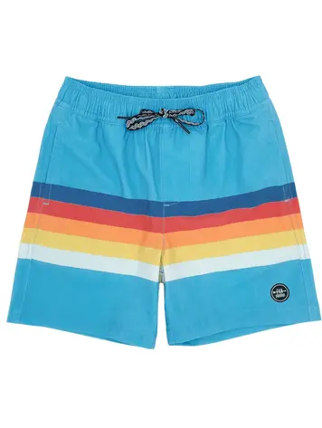 Feather 4 Arrow F4A Kids Stripe Volley Trunk - Blue Grotto