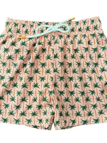 Planet Sea Kids Swim Trunk - Palms